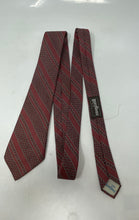 Load image into Gallery viewer, Yves Saint Laurent Mens Red Printed Silk Adjustable Pointed Tie
