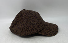 Load image into Gallery viewer, Michael Kors Womens Brown Monogram Print Adjustable Baseball Cap One Size

