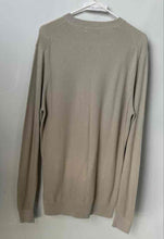 Load image into Gallery viewer, Zara Mens Cream Knitted Long Sleeve Crew Neck Pullover Sweater Size Medium
