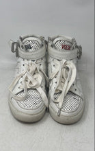 Load image into Gallery viewer, Zadig &amp; Voltaire Mens White Leather Round Toe Lace-Up Sneaker Shoes Size EU 38
