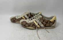 Load image into Gallery viewer, Coach Womens Katelyn Brown Signature Print Lace-Up Sneakers Shoes Size 7.5M

