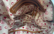 Load image into Gallery viewer, Lucky Brand Womens Beige Brown Double Handle Pockets Zip Top Lined Tote Handbag
