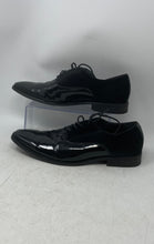 Load image into Gallery viewer, La Milano Mens Black Round Toe Lace-Up Oxford Dress Shoes Size 10.5
