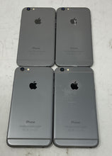 Load image into Gallery viewer, Lot Of 4 Pcs Apple iPhone 6 A1586 Gray 4.7 Inch Smartphones Not Tested For Parts
