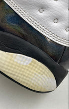 Load image into Gallery viewer, Authentic Nike Boys Air Jordan 13 Retro White Black Gray Sneaker Shoes Size 7Y
