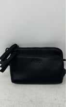 Load image into Gallery viewer, Mishka Womens Black Faux Leather Top Zipper Adjustable Strap Small Crossbody Bag
