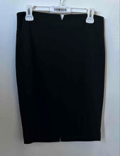 Load image into Gallery viewer, Express Womens Black Flat Front Back Zip Straight &amp; Pencil Skirt Size 8

