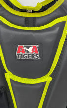 Load image into Gallery viewer, ATA Tigers Kids Black Taekwondo Martial Arts Chest Protector Sparring Vest Sz S
