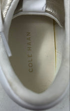 Load image into Gallery viewer, Cole Haan Womens Grand Crosscourt Joy Gold Tone Lace-Up Sneaker Shoes Size 8B
