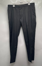 Load image into Gallery viewer, Perry Ellis Mens Dark Gray Pockets Slim Fit Flat Front Dress Pants Size 36X30

