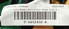 Load image into Gallery viewer, Zara Womens Multicolor Geometric Print 3/4 Sleeve Tribal Kimono Dress Size Small
