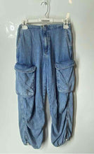 Load image into Gallery viewer, Zara Kids Blue Medium Wash Pockets Denim Tapered Leg Jogger Jeans Size 11-12
