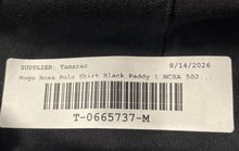 Load image into Gallery viewer, Hugo Boss Mens Black Paddy 1 NCSA 50277404001 Short Sleeve Polo Shirt Size Small

