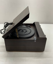 Load image into Gallery viewer, Victrola VTA-240B Brown Bluetooth FM Radio Phono Aux Wood Turntable Powers On
