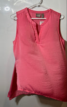 Load image into Gallery viewer, Chico's Womens Pink Sleeveless Split Neck Comfort Pullover Blouse Top Size 1
