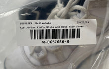 Load image into Gallery viewer, Authentic Nike Kids Air Jordan 11 378039-104 White Blue Sneakers Shoes Size 11C

