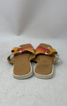 Load image into Gallery viewer, Franco Sarto Womens Molana Yellow Orange Slip-On Flat Slide Sandals Size 9.5M
