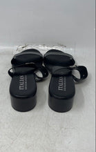 Load image into Gallery viewer, Italian Shoemakers Womens Jemina Black Slip-On Block Heel Strappy Sandals Sz 10

