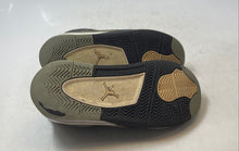 Load image into Gallery viewer, Nike Kids Jordan 4 Retro SE FB9929-200 Green Lace-Up Sneaker Shoes Size 2Y
