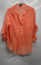 Load image into Gallery viewer, Vince Camuto Womens Multicolor Printed 3/4 Sleeve Pullover Blouse Top Size M
