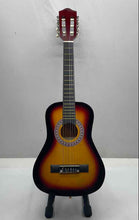Load image into Gallery viewer, Sunburst Finish Right-Handed 6 String Acoustic Classical Guitar No Stand Small
