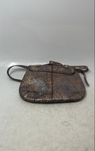 Load image into Gallery viewer, Lodis Womens Metallic Rose Gold Tone Adjustable Strap Shoulder Crossbody Bag
