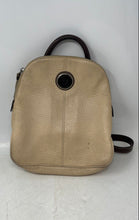 Load image into Gallery viewer, Dooney &amp; Bourke Womens Beige Adjustable Strap Inner Pockets Small Backpack
