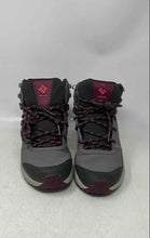 Load image into Gallery viewer, Columbia Womens Trailstorm Peak Mid Gray Burgundy Lace-Up Hiking Boots Size 10
