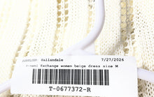 Load image into Gallery viewer, Armani Exchange Womens Beige Open-Knit Drawstring Waist Swim Cover-Up Size M
