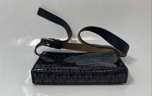 Load image into Gallery viewer, Michael Kors Womens Black Monogram Leather Adjustable Belt Bag &amp; Fanny Pack
