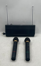 Load image into Gallery viewer, Naxa NX-984 Professional Dual Handheld Wireless Microphone System Untested
