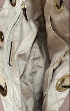 Load image into Gallery viewer, Michael Kors Womens Beige Leather Inner Pocket Adjustable Strap Shoulder Bag
