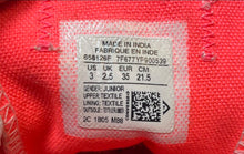 Load image into Gallery viewer, Converse Boys Chuck Taylor All Star 658126F White Fuchsia Sneaker Shoes Size 3

