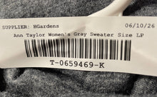Load image into Gallery viewer, Ann Taylor Womens Gray Long Sleeve Stretch Turtleneck Pullover Sweater Size LP
