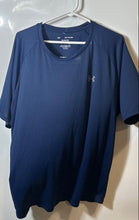 Load image into Gallery viewer, Under Armour Mens Blue Tech Tee HeatGear Loose Fit Pullover T-Shirt Size 2XL
