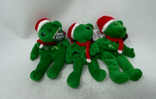 Load image into Gallery viewer, Set Of 6 Pcs Salvino's Bamm Beano's Christmas Bears 1998 Plush Toys With Tags
