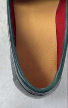 Load image into Gallery viewer, Cvepval Mens Dark Green Leather Slip-On Low Top Loafer Shoes Size EUR 46
