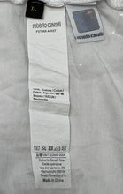 Load image into Gallery viewer, Authentic Roberto Cavalli Mens White Cotton Graphic T-Shirt Size XL Worn
