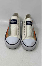 Load image into Gallery viewer, Landmarks Womens White Orange Blue Low Top Sneakers Shoes Size 8 No Laces

