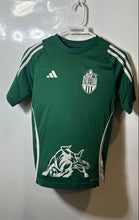 Load image into Gallery viewer, Adidas Boys Dark Green Athletum FC Football Team Jersey Size 13/14Y
