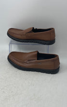 Load image into Gallery viewer, Von Wellx Mens Brown Leather Slip-On Round Toe Loafer Shoes Size EUR 40
