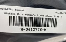 Load image into Gallery viewer, Michael Kors Womens Skyler Black Knit Wedge Sneaker Booties Size 5.5M
