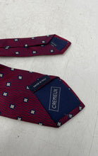 Load image into Gallery viewer, Cremieux Mens Red Geometric Silk Adjustable Formal Pointed Tie One Size
