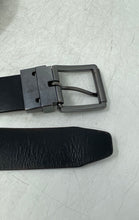 Load image into Gallery viewer, Timberland Mens Black Leather Adjustable Buckle Dress Belt
