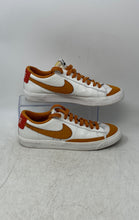 Load image into Gallery viewer, Nike Mens Blazer Low '77 DO7394-991 White Orange Sneaker Shoes Size 7.5
