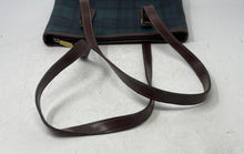 Load image into Gallery viewer, Carryland Womens Multicolor Plaid Inner Pockets Double Handle Shoulder Bag
