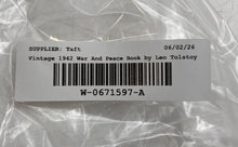 Load image into Gallery viewer, Vintage Simon And Schuster 1942 War And Peace By Leo Tolstoy Hardcover Book
