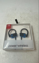 Load image into Gallery viewer, Power 3 G5 Blue Black Sports Wireless In Ear Adjustable Headphones Not Tested
