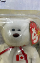 Load image into Gallery viewer, TY Maple White Bear Soft Toy Beanie Baby 1999 Retired Plush Stuffed Animal
