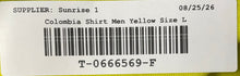 Load image into Gallery viewer, Mens Yellow Short Sleeve Colombia FC National Team Soccer Jersey Size Large
